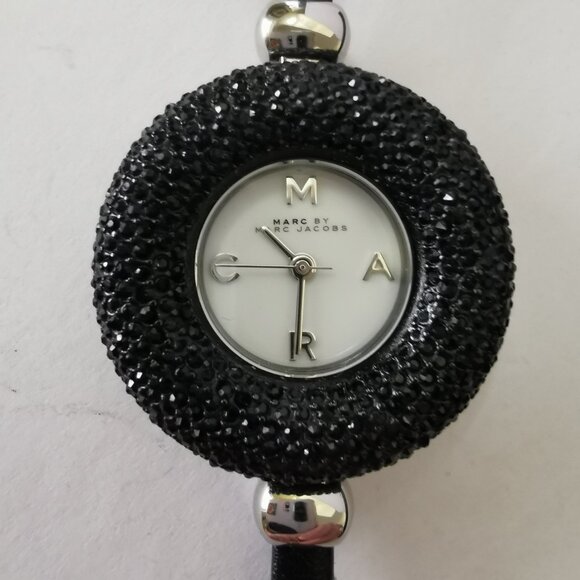 Marc by Marc Jacobs Limited Edition Black Crystal Watch - New & Boxed - Picture 9 of 15
